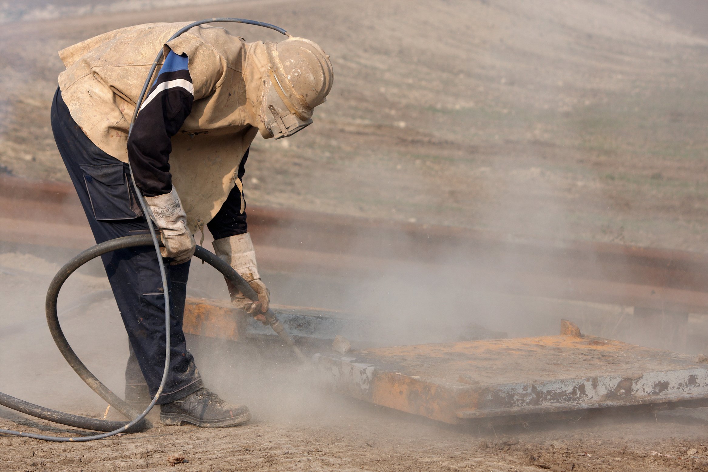 sandblasting